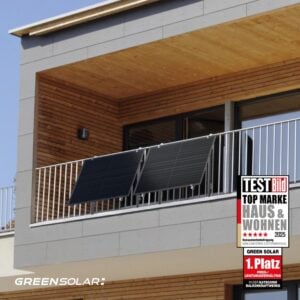 Solarkraftwerk Balkon 1160/800 silver bifazial