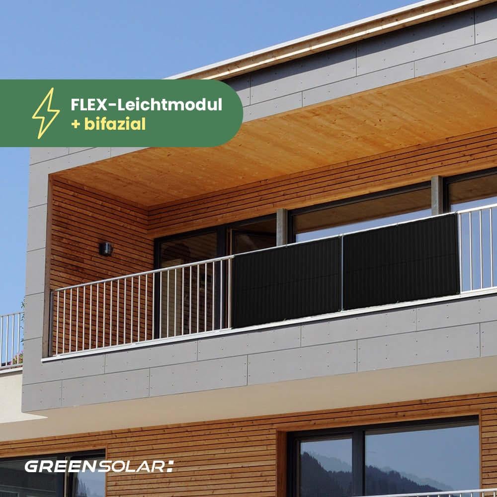 Balkonkraftwerk Flex 400/400 Set black/bifazial