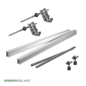 Universaldachbefestigung Erweiterung mit Trageschienen für 1 Modul